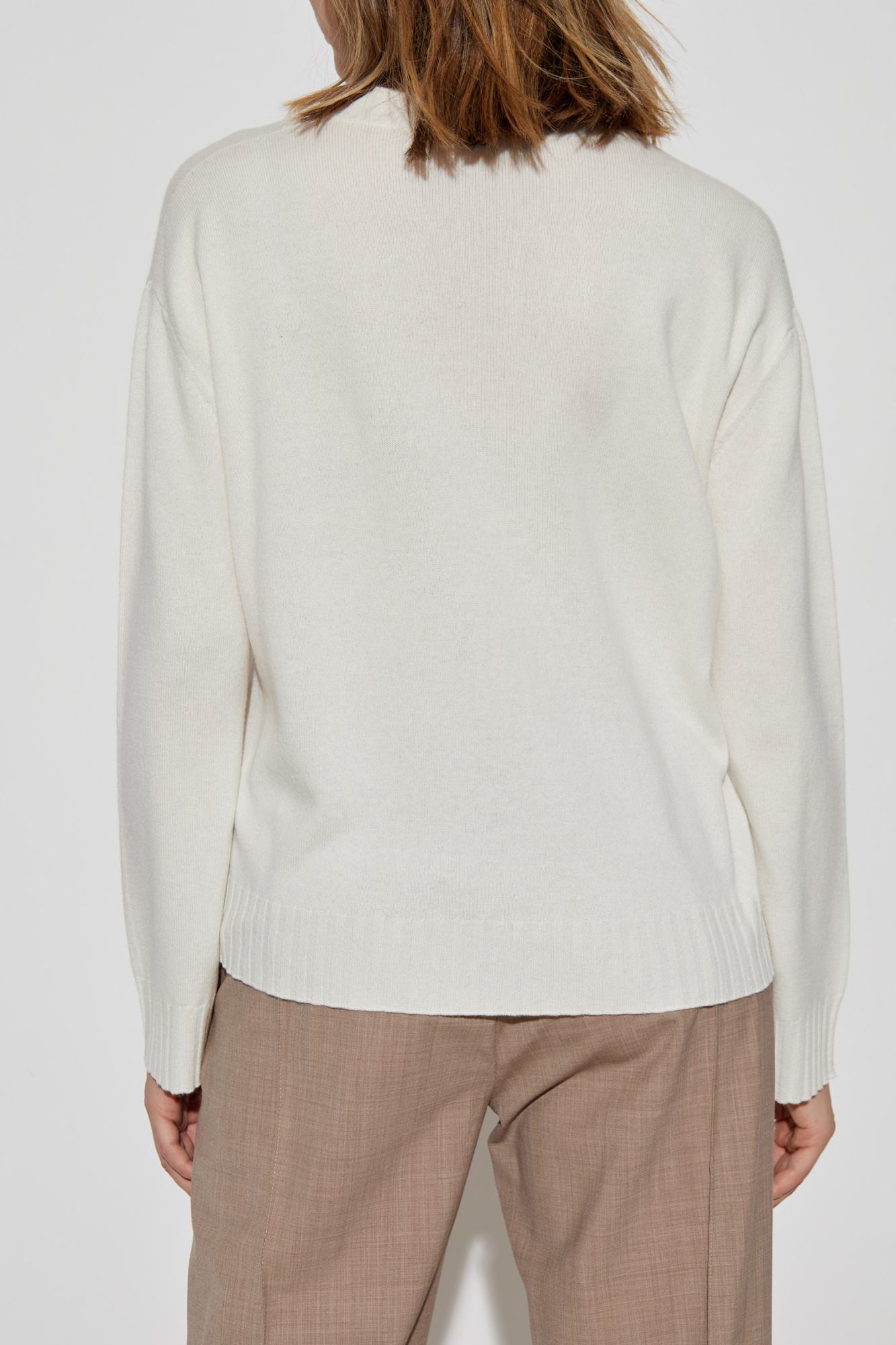 Fabiana Filippi White Shortsleeve Sweater sz 6 l Michael's